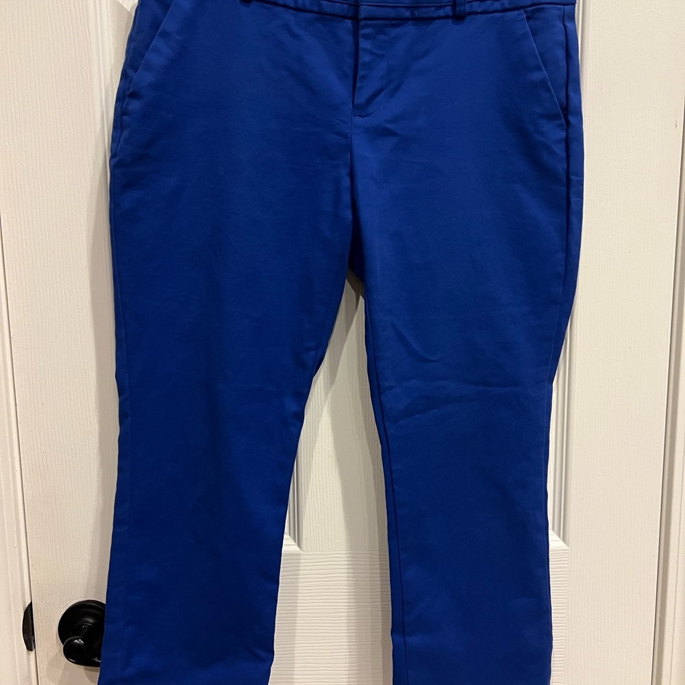 Banana Republic Women’s Blue Cropped Chinos Size 8